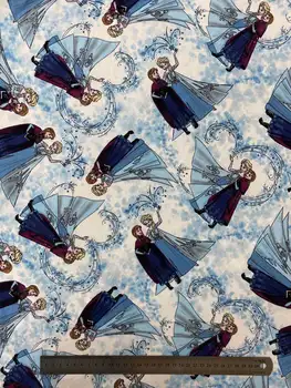 

50*140cm Printed Cotton Twill Quilting Fabric High Quality Breathable Cotton Sewing Material For Baby Patchwork Needlework