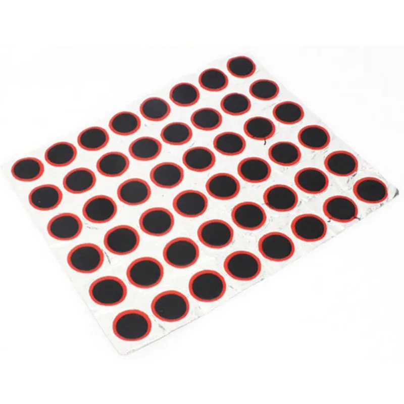 

Bike Tire Tube Repair Tools Rubber Patches Repair Glue Tyre Bicycle Kit Tool Cycling Accessories 48pcs/lot