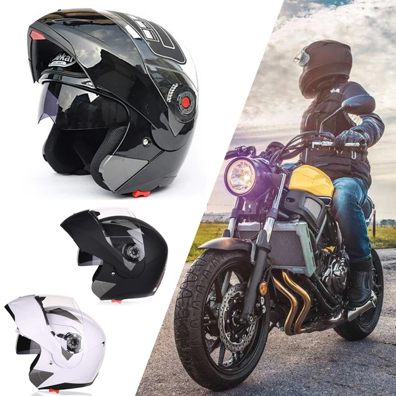 

Full Face Motorcycle Helmet Riding Cycling Safety Hat Durable Crashworthy Racing Craniacea