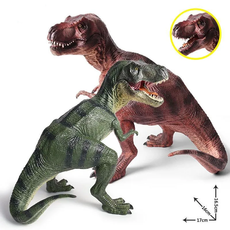 Tyrannosaurus Rex Model Jurassic Simulation Carnivorous Dinosaur Plastic Decoration Hand Collection Children Toys Animal Figure | Игрушки и
