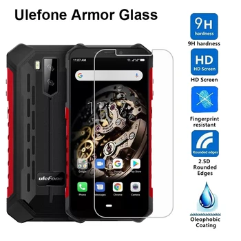 Перейти на Алиэкспресс и купить 2.5D 9H закаленное стекло для Ulefone Armor 2 S 3 3T 5 6 6E 6S 7 защитная пленка для экрана на Ulefone power 5 5S стеклянная крышка