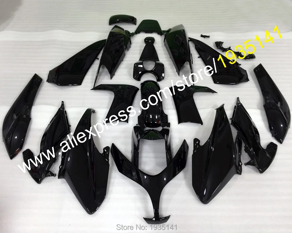 Для Yamaha TMAX 500 2008 2009 2010 TMAX500 08-11 T-MAX500 глянцевые черные послепродажные мотоциклетные
