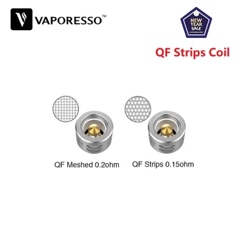 

3pcs Original Vaporesso QF Strips 0.15ohm/ QF Meshed 0.2ohm Vape Coil For SKRR Atomizer / LUXE S & NRG series Tank / Gen Kit