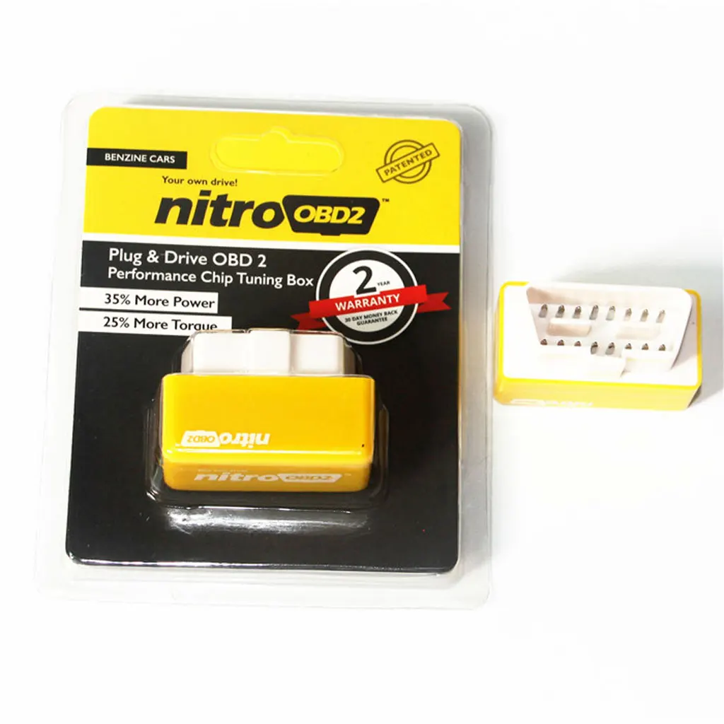 

Performance Tuning Chip Box For Saver Gas/Petrol Vehicles Plug Drive Yellow