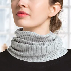 Knitting Neck Scarf Ring Cashmere Small Silk Wool Headband Woven Men Womens Warm Autumn Riding Collars Winter Fashion