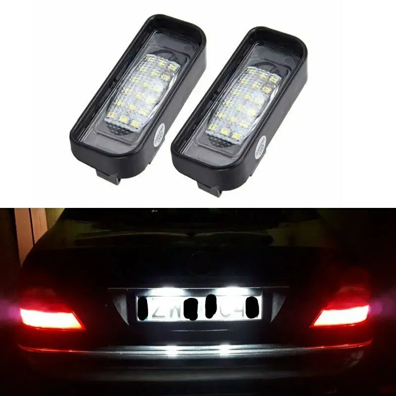 1 пара 3528 SMD светильник ная лампа для номерного знака Mercedes Benz серии W220 S сигнальные