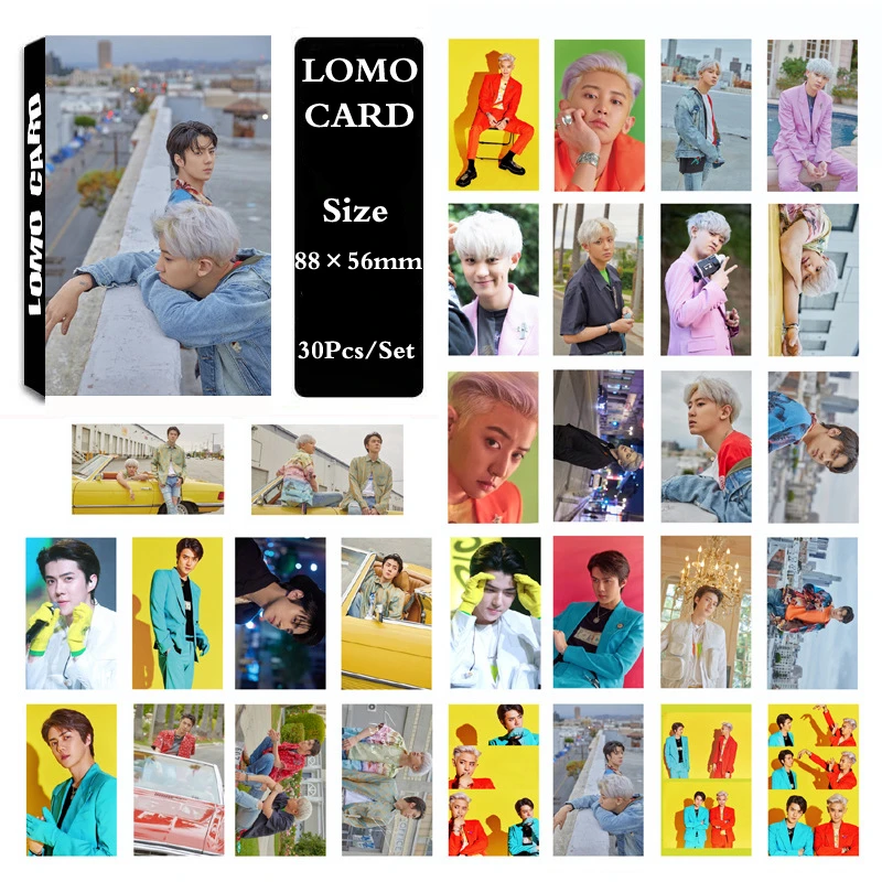 Kpop EXO SC альбом Sehun Chanyeol What a Life Коллекционная бумага Lomo карты фото плакат