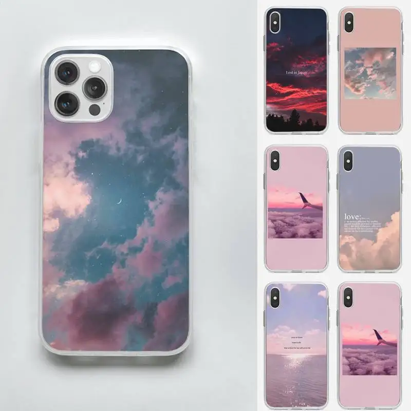 Sweet Sky Pink Cloud Great Art Phone Case For Mobile Samsung S10 S20 S21 S30 ULTRA Plus 5G A30S A51 A31 | Мобильные телефоны и