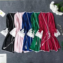 Модный ночной халат, сексуальный женский комплект из 2 предметов, топ на бретелях, комплекты для сна, повседневные пижамы, домашняя ночная рубашка, халат для сна, банное платье