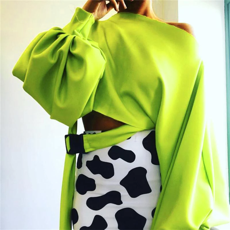 

Autumn Winter Women Long Sleeve Short Hoodie Sexy Loose Solid Cropped Hoodies Sweatshirt Pullover Harajuku Crop Tops Streetwear