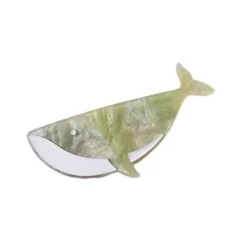 

Women Girl Alligator Hair Clip Sweet Candy Color Starry Sky Acrylic Hairgrip Cute Whale Animal Shape Side Bangs Styling Barrette