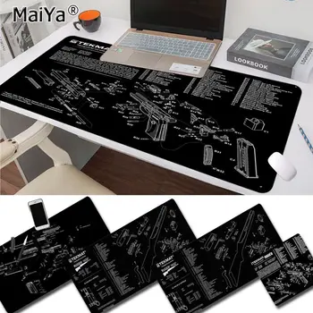 

MaiYaCa Cool CS GO gun parts m14 AR-15 HK45 AK47 98K Gaming Player desk laptop Rubber Mouse Mat Free Shipping Large Mouse Pad