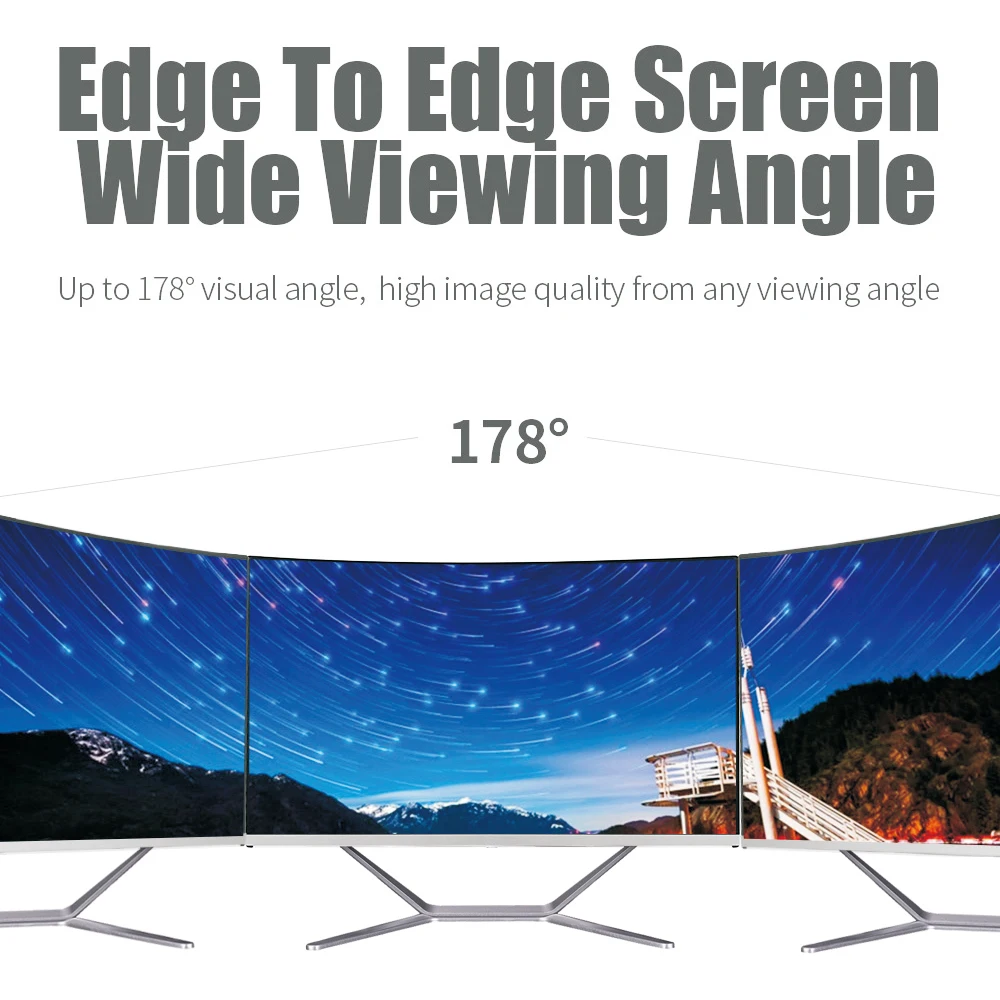 23.8 inch All in one Desktop Intel Core i3 i5 Windows 10 Frameless Gaming Computer with HD Screen 8G DDR3 256G SSD WiFi