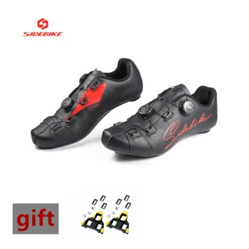 

Sidebike road cycling shoes free shiping men ultralight breathable self-locking bicycle sneakers road cycling bike shoes