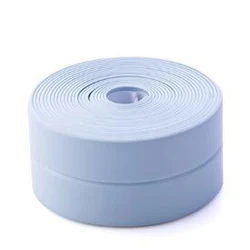 clown 320cmx2.2cm / 320cmx3.8cm 1roll PVC Material Kitchen Bathroom Wall Sealing Tape Waterproof Mold Proof Adhesive Tape 2021