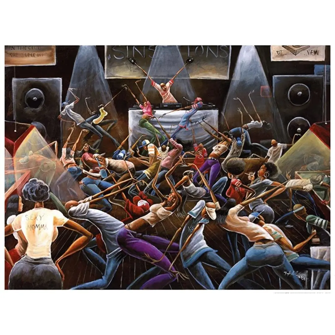 (28x36) Frank Morrison Jump Off Art Print Poster | Дом и сад