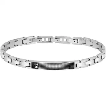 Stainless Steel Enamel Bracelet for Men