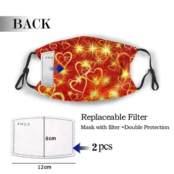 

protective mask with filter Pattern anti dust PM2.5 reuse adult teen child girl