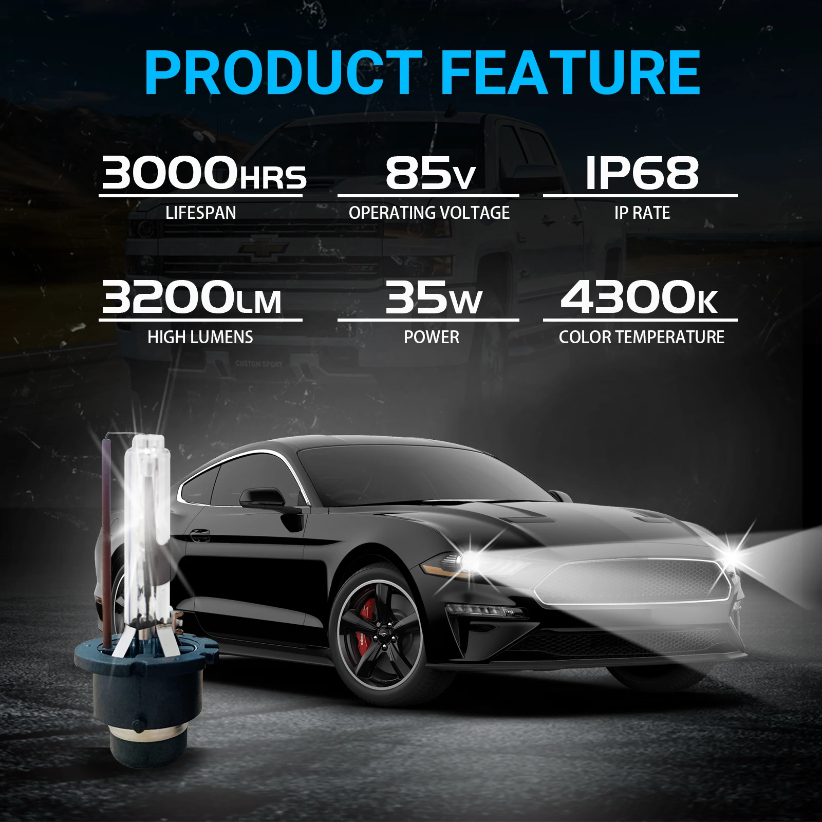 2 шт. 12 в 35 Вт HID ксеноновые лампы D2R фары свет 4300K 6000K 8000K HID Ксеноновые фары автомобильные аксессуары