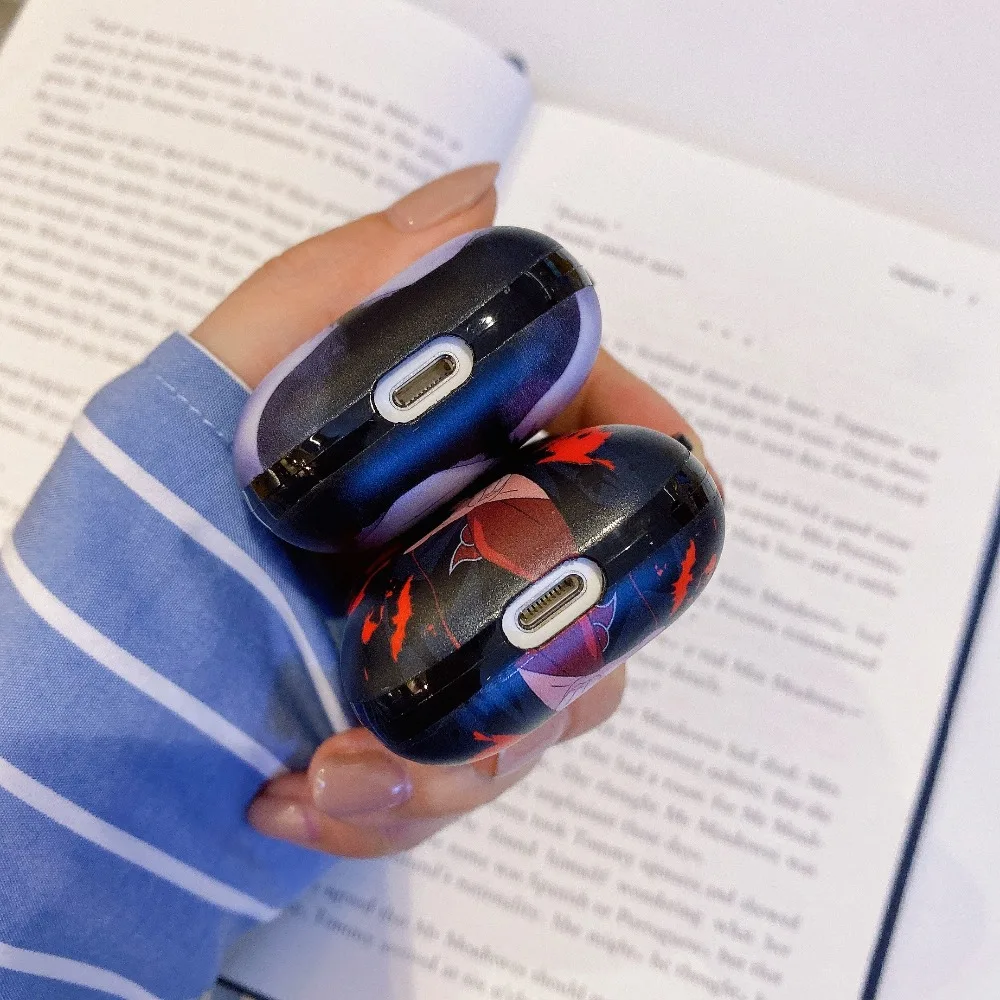Мультфильм Наруто Sasuke Itachi беспроводной Bluetooth чехол для наушников для Apple AirPods 2 и 1 зарядки Мягкий ТПУ