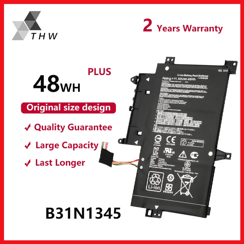 Аккумулятор THW B31N1345 для ноутбука ASUS TP500 TP500LA TP500LN TP500LB 0B200-00990100 Series | Компьютеры и