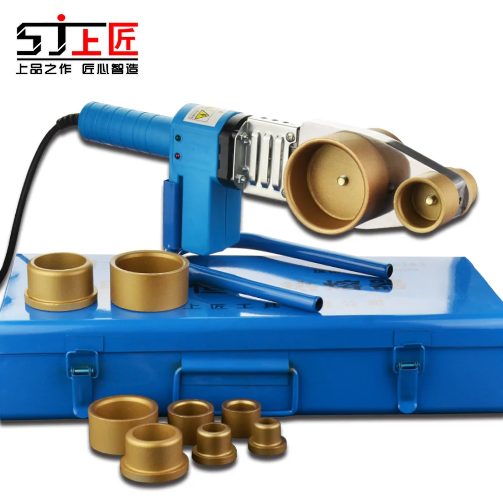 

Carpenter on Electronic Constant Temperature PPR Hot Melt Machine Pipe Hot Melt Machine PB PE20-63 Heat Sealing Plastic Welding