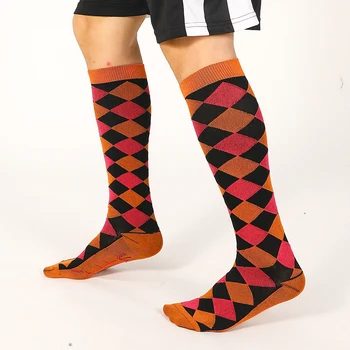 

New Fashion Men Crew Compression Socks Funny Calf Long Socks Stockings Running Print Medical Sports Support Stockings Socks