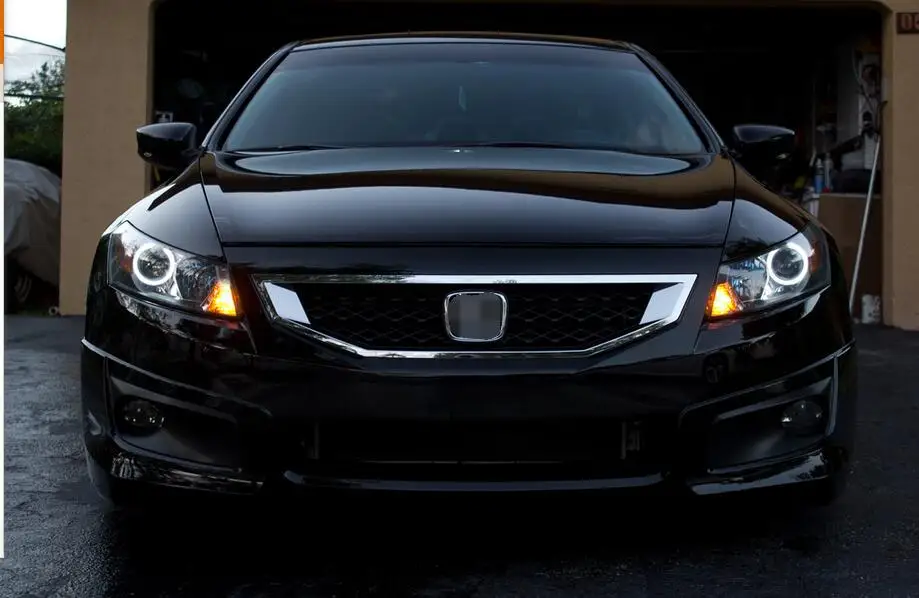 HochiTech Eexcellent белый Хлопковый чехол SMD angel eyes halo Кольцо Комплект дневного света DRL для Honda Accord coupe 2008-2011
