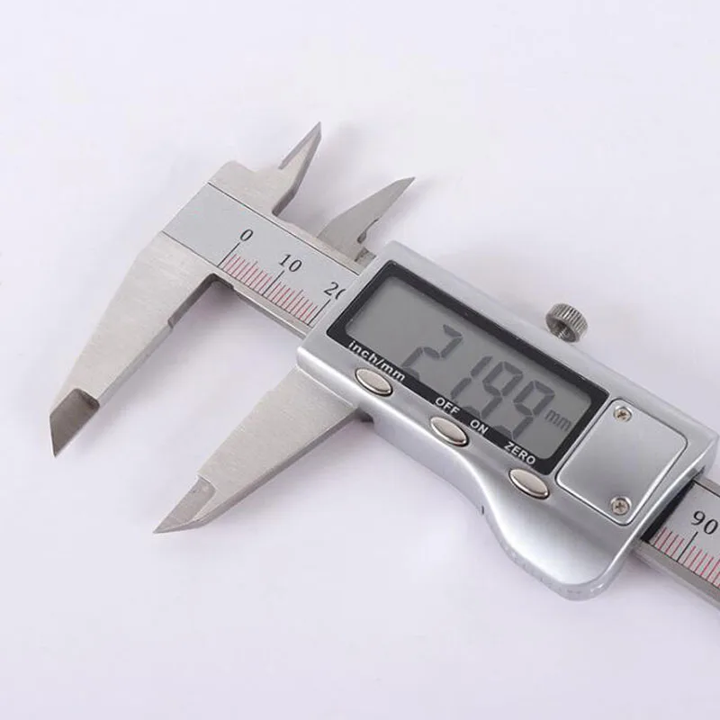 150mm Digital Electronic Caliper LCD HD Digital Display Vernier Caliper Stainless Steel Scale Caliper Micrometer Micrometer