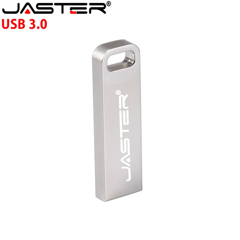 JASTER USB 3,0, водонепроницаемый USB флеш-накопитель, металлическая серебристая ручка, 4 ГБ, 16 ГБ, 32 ГБ, 64 ГБ, флешка, карта памяти, u-диск, логотип на заказ