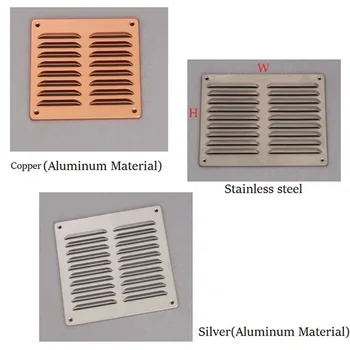 

Aluminum Air Vent Ventilator Grille Undereave Under eave Louvers Stainless steel Copper Rain