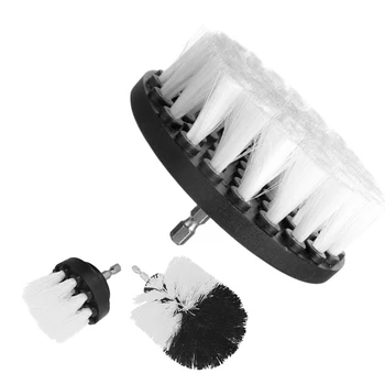 

3pcs/Set Drill Brushes Powered Clean Carpet Wall Tile Grout Power Scrubber Tubs