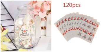 

10sheets Beautiful Merry Christmas Snowflake Elk Seal Sticker Badge Kraft Paper Sticker Tags Labels Seal Envelope Box Wrapping