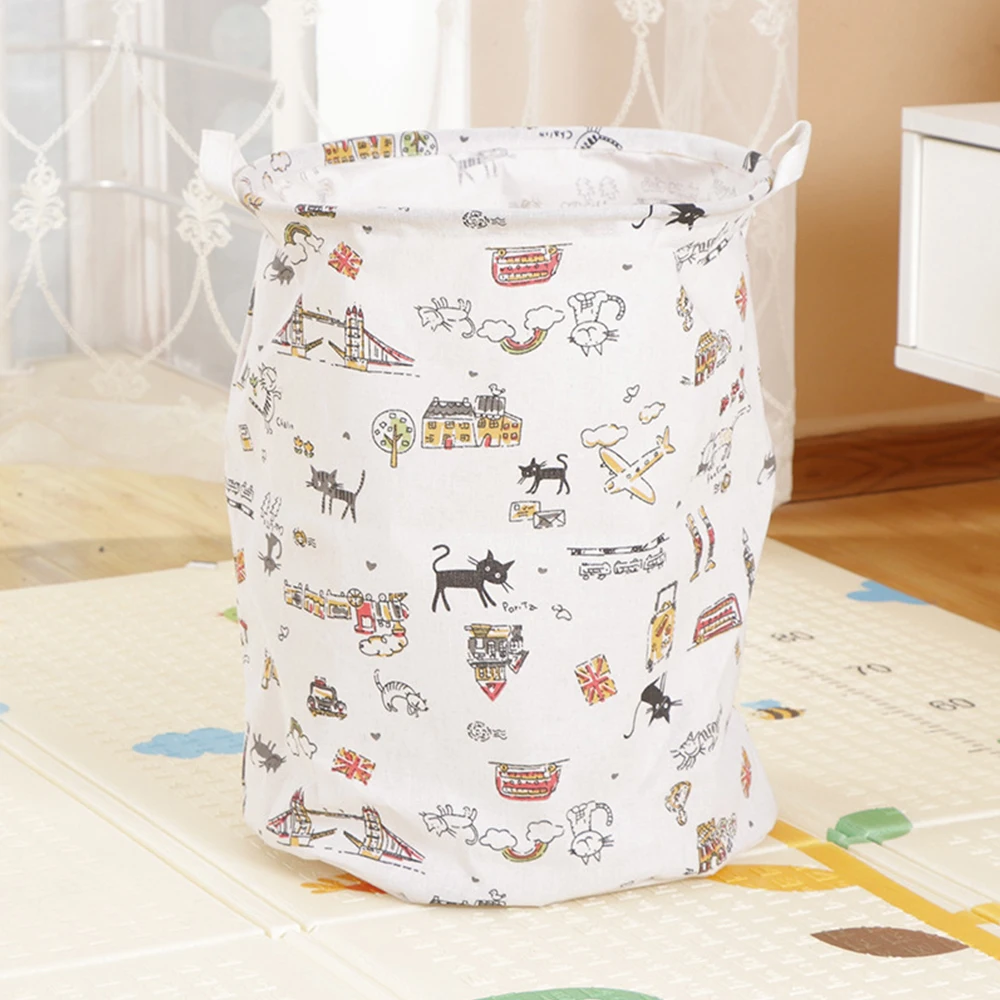 

Fashion Round foldable fabric for dirty clothes basket