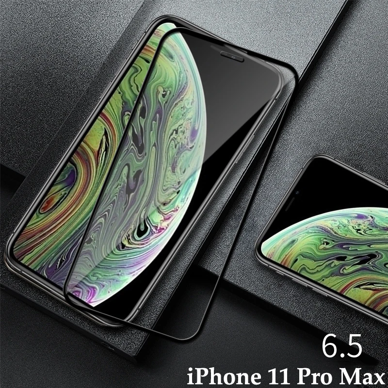 2 шт. для iPhone XS MAX XR X, Защитное стекло для экрана iPhone 7, 8 Plus, защитное стекло, полное покрытие, на iPhone 6S, 6, iPhone 11 Pro