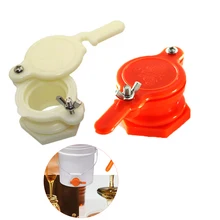 18 шт пчел инструменты пчела мед поток уплотнение ворота кран розлива экстрактор клапан двери рот пластиковое оборудование инструменты поставки оптом