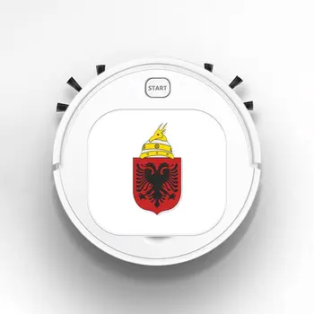 

1800Pa Robot Vacuum Cleaner Multifunctional Smart Floor Sweeper 3-In-1 Auto Rechargeable Dry Wet for Home Albania Coat Of Arms