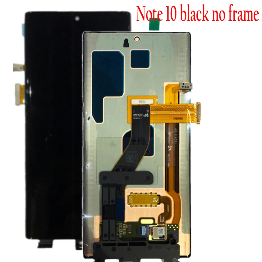 Для samsung Galaxy Note 10 lcd N970F N9700 с рамкой дисплей сенсорный экран дигитайзер для samsung note10+ lcd N975 N9750/DS
