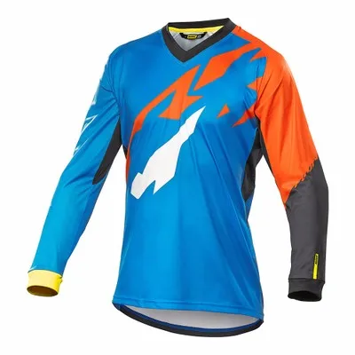 Pro с длинным рукавом Велоспорт Джерси Ретро MTB MX DH топы для мужчин горный велосипед футболка горные одежда велосипед Мотокросс Эндуро одежда - Цвет: color 11