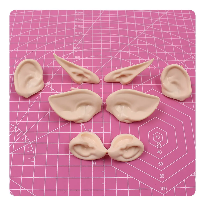 Blyth Doll Ears for Blyth Doll Icy Doll White Natural Tan Dark and Super Black Skin Only Ears No Doll Toys for Children