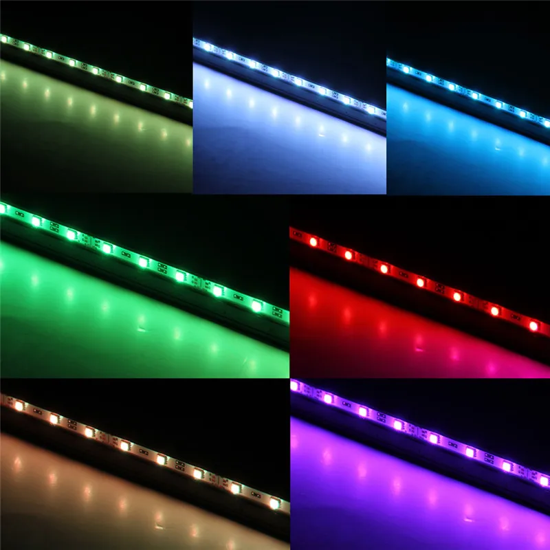 Пульт дистанционного управления Управление RGB светодиодный аквариум светодиодный аквариумный светильник ing 16 см/26 см/31 см/46 см 5050 RGB Водонепроницаемый светодиодный лампы аквариума светильник D30