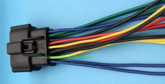 5 with wire 16 Pin гнездо для фары Автомобильный гнездовой разъем - Название цвета: 5 with wire