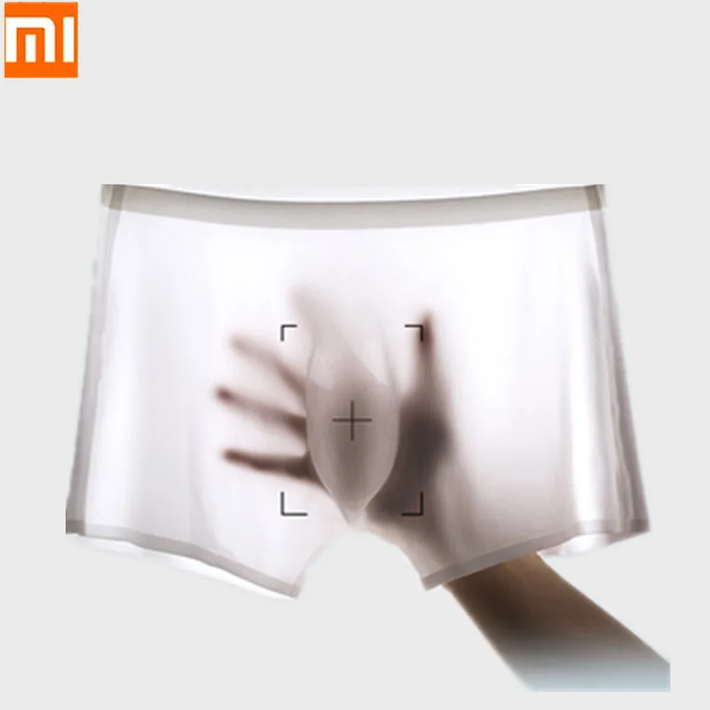 NEW XiaoMi mijia ice silk underwear male U convex pouch refreshing comfortable breathable quick-drying shorts boxer men | Электроника