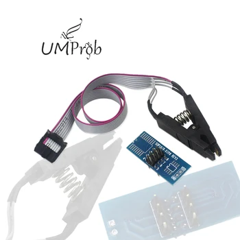 

SOIC8 SOP8 DIP8 IC Flash Chip Test Clip Socket Adapter BIOS/24/25/93 Programmer
