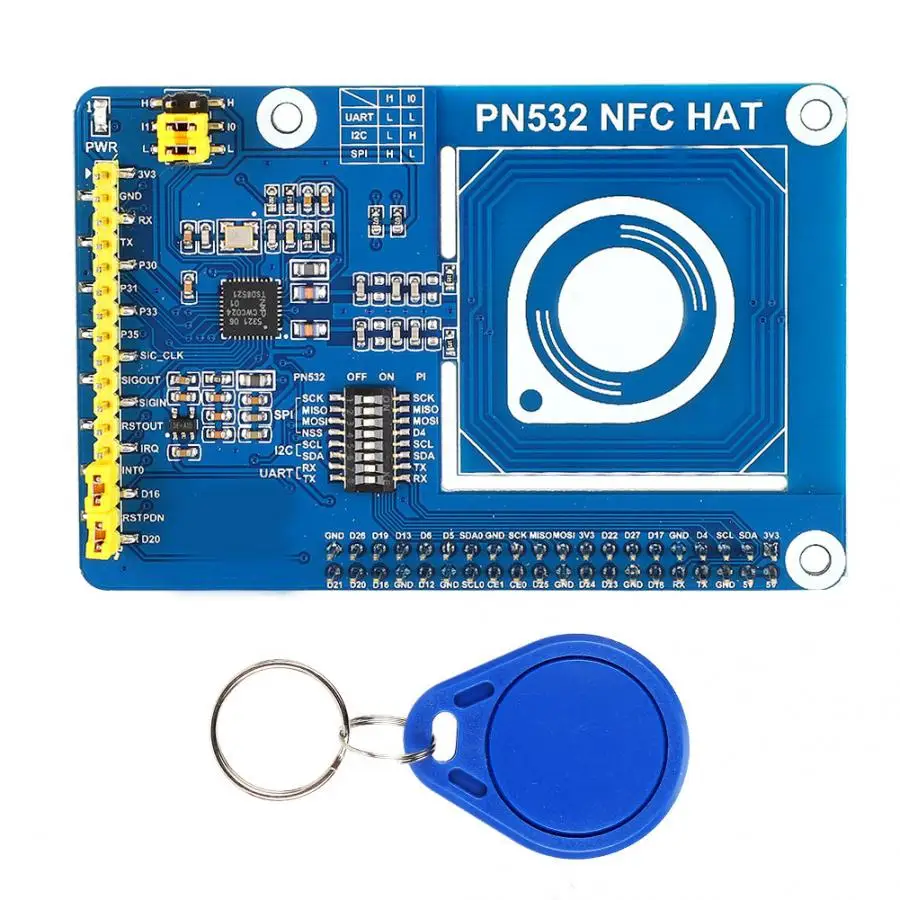 PN532 I2C SPI и UART 40pin GPIO интерфейс NFC Плата расширения предназначена для Raspberry Pi Плата расширения