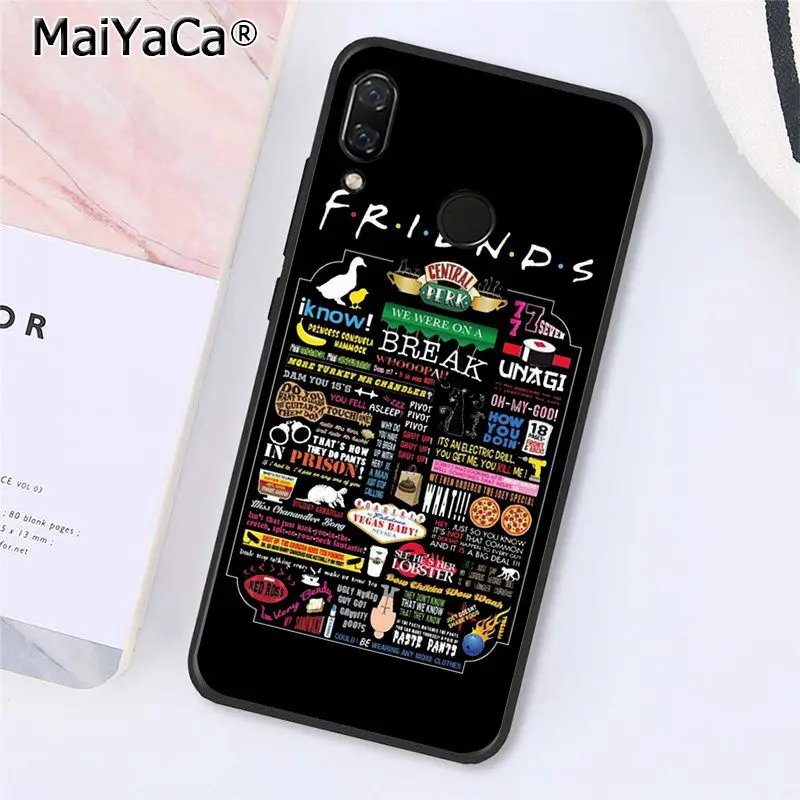 MaiYaCa Центральная кофейня Кофе с надписью ТВ шоу friends(друзья чехол для телефона для Xiaomi Redmi8 4X 6A S2 5A Redmi 5 5Plus Note7 8Pro 7A 6A
