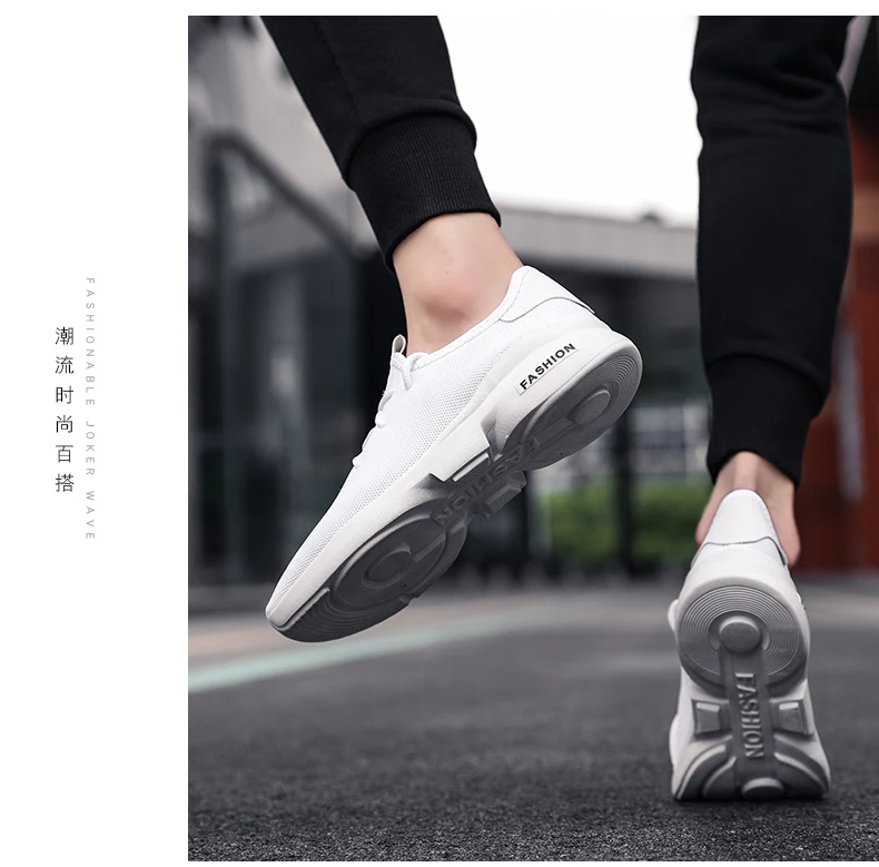 Big Size 47 Zapatillas New Breathable Fabric Men Tennis Shoes Soft Comfortable Brand Sneaker Male Stable Non-slip Trainers