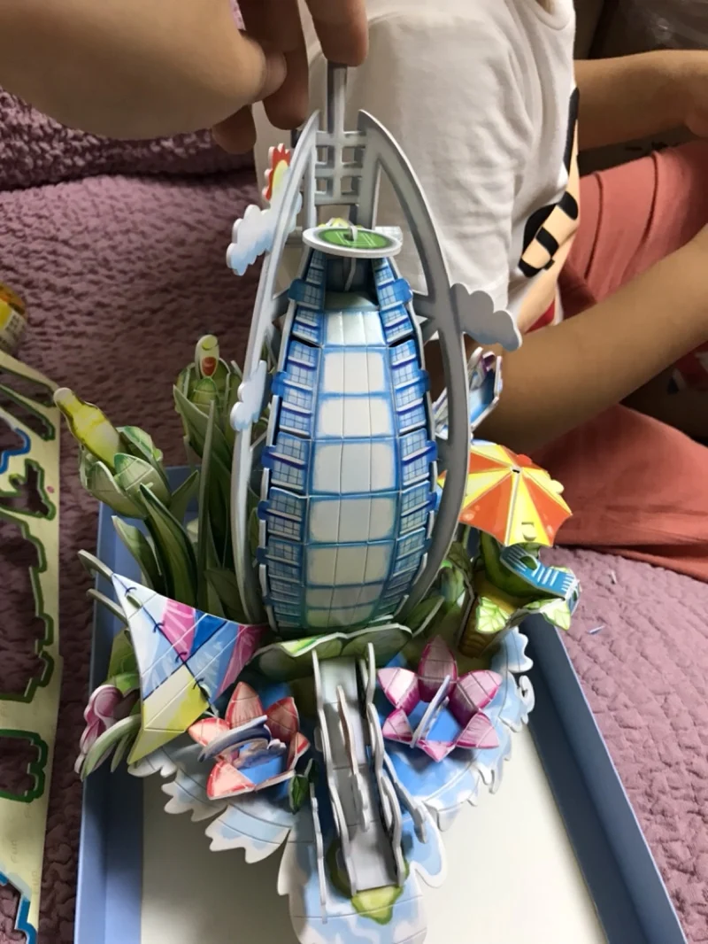 8Y+ Ретро-граммофон, игрушки, бумажные 3D головоломки, Обучающие Детские граммофоны, пазлы, 3d натуральное моделирование, строительство для подарка взрослым