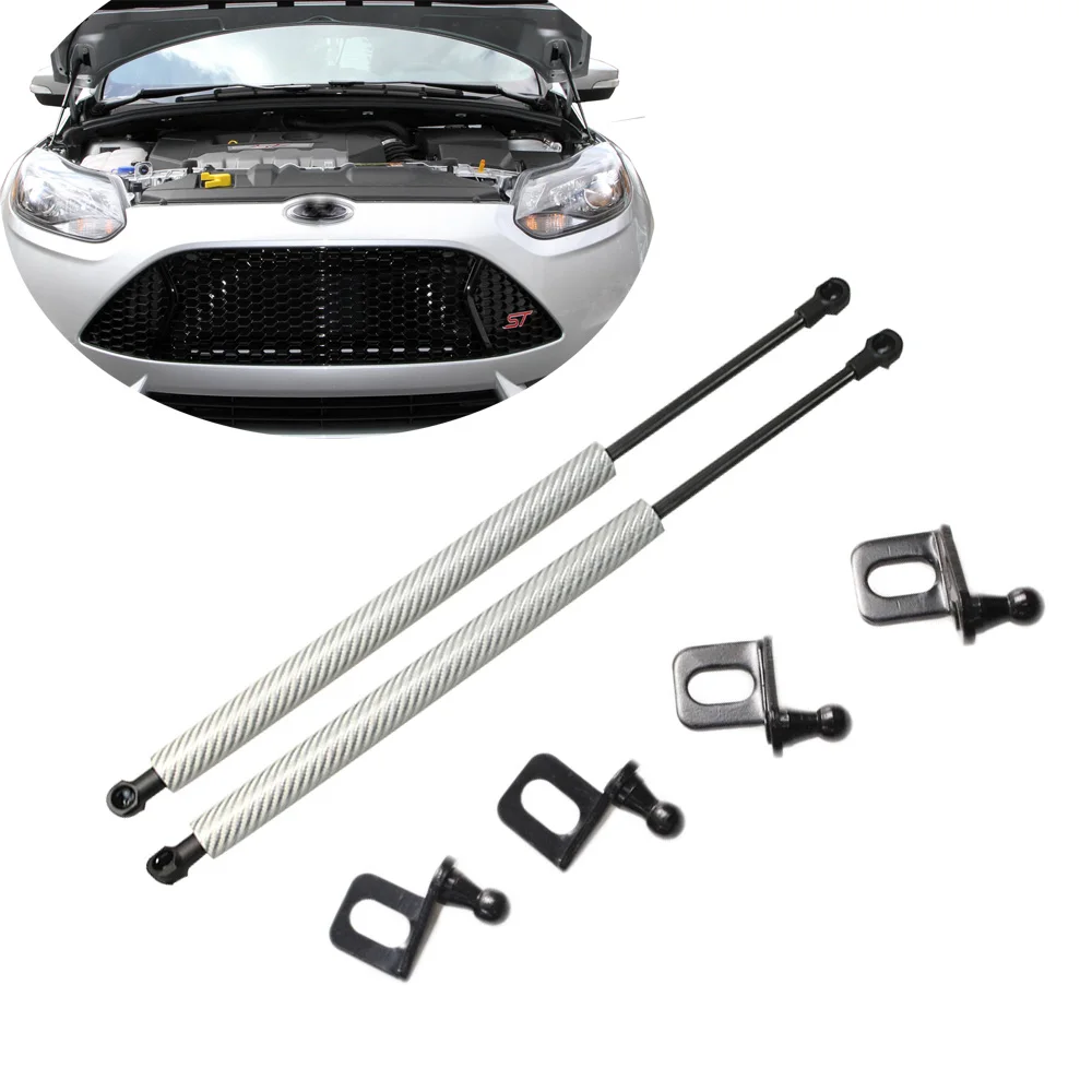 Передний амортизатор капота для Ford Focus MK3 2011 2018 2x модифицированные газовые стойки
