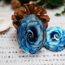 Овальный Круглый 8 мм-40 мм 30x40 мм цветочный стеклянный кабошон для браслета ожерелье женские серьги кольца брошь DIY ювелирные изделия ручной работы поставка